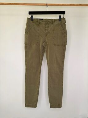 J. Crew Olive Skinny Utility Pants Size 30